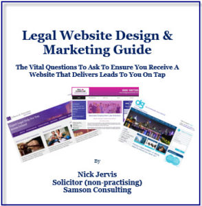 Legal Website Design And Marketing Book For Solicitors