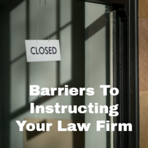 How Many Barriers Does Your Law Firm Put In Front Of Your Prospects?