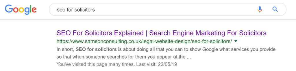 SEO For Solicitors Legal Marketing